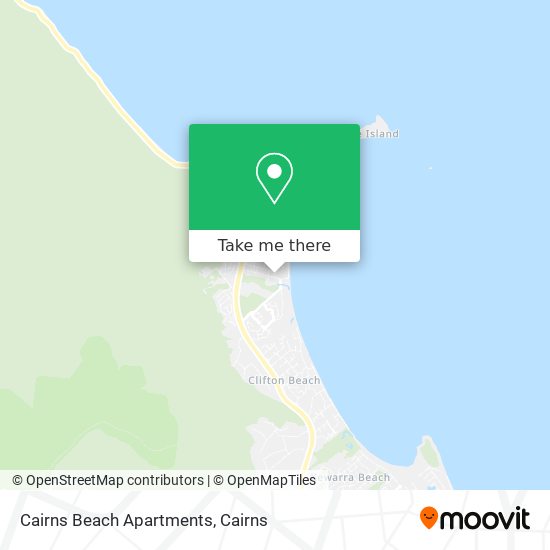 Cairns Beach Apartments map