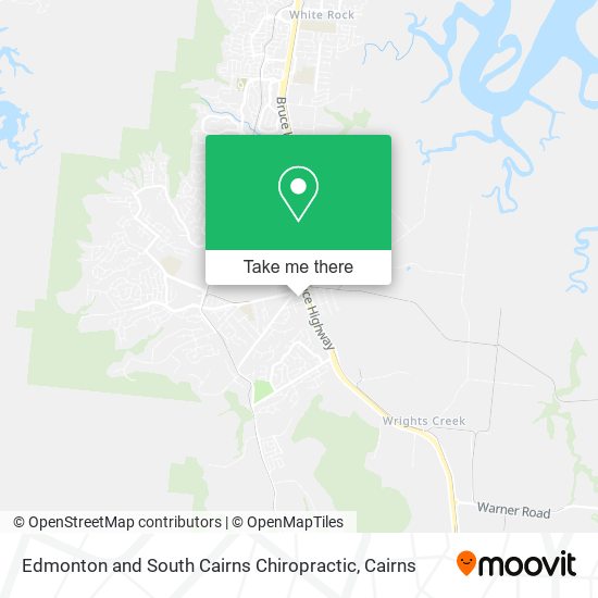 Edmonton and South Cairns Chiropractic map