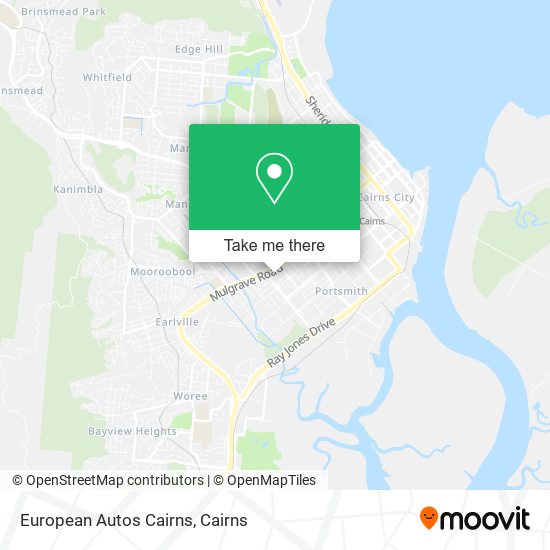 European Autos Cairns map