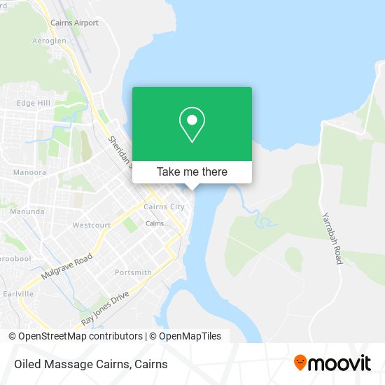 Oiled Massage Cairns map