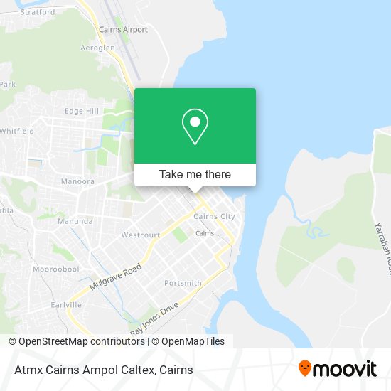 Atmx Cairns Ampol Caltex map