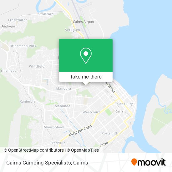 Cairns Camping Specialists map