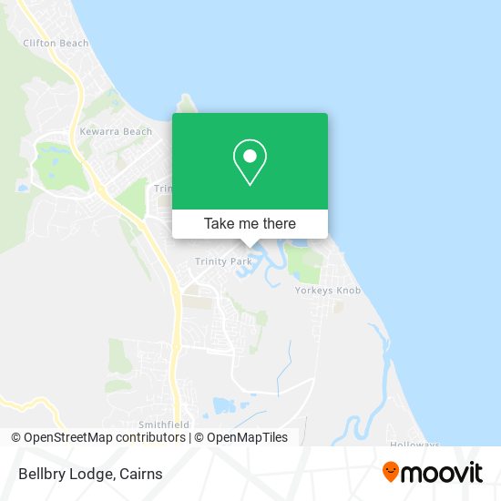 Bellbry Lodge map