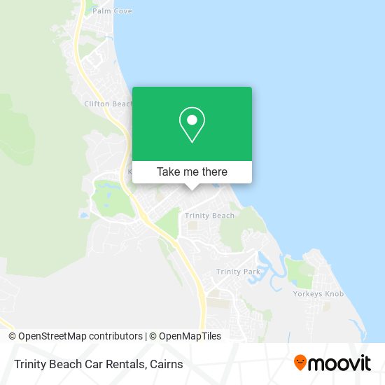 Trinity Beach Car Rentals map