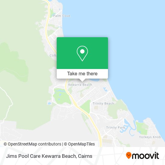 Jims Pool Care Kewarra Beach map