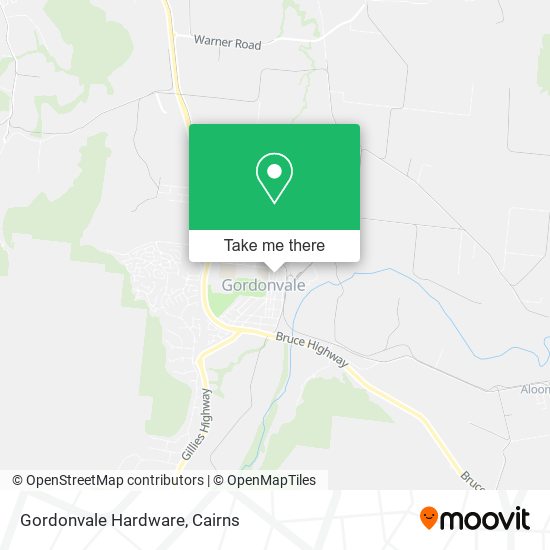 Gordonvale Hardware map