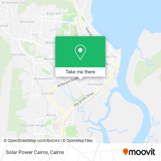 Solar Power Cairns map