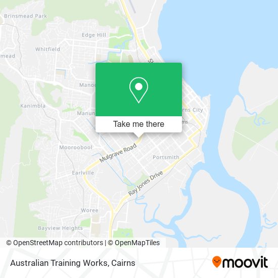 Mapa Australian Training Works