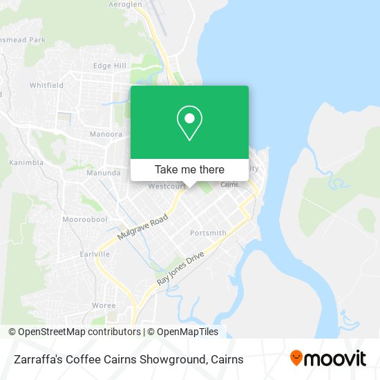 Zarraffa's Coffee Cairns Showground map