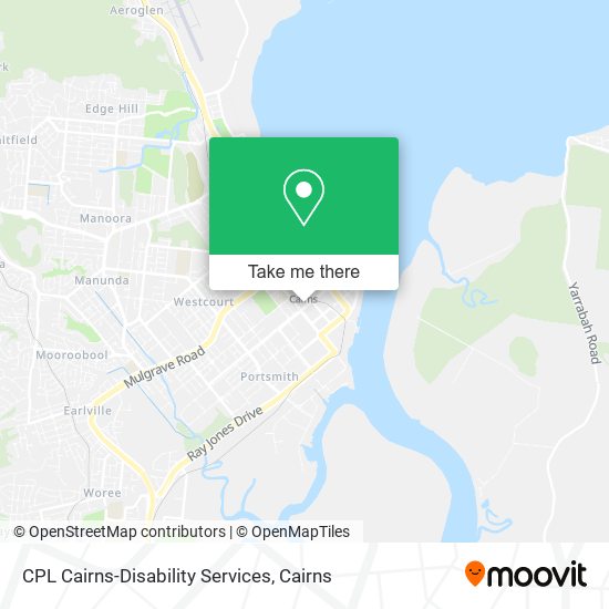 CPL Cairns-Disability Services map