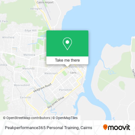 Peakperformance365 Personal Training map