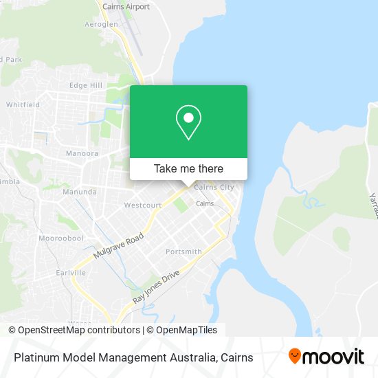 Platinum Model Management Australia map