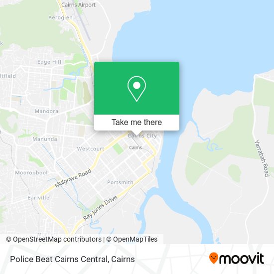 Mapa Police Beat Cairns Central