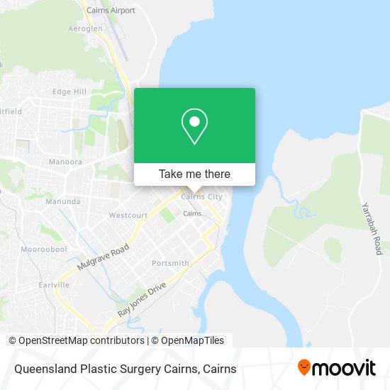 Queensland Plastic Surgery Cairns map