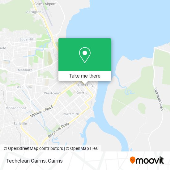 Mapa Techclean Cairns