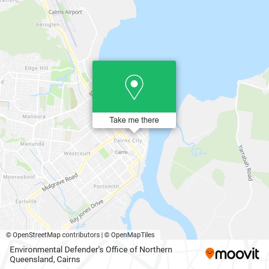 Environmental Defender's Office of Northern Queensland map