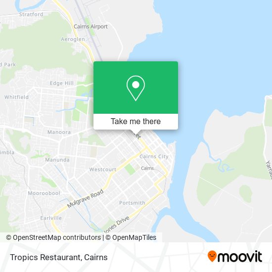 Mapa Tropics Restaurant