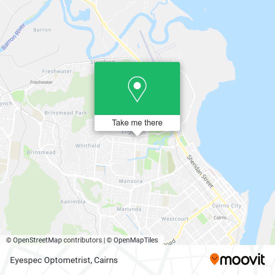 Eyespec Optometrist map