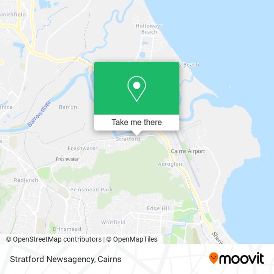 Stratford Newsagency map