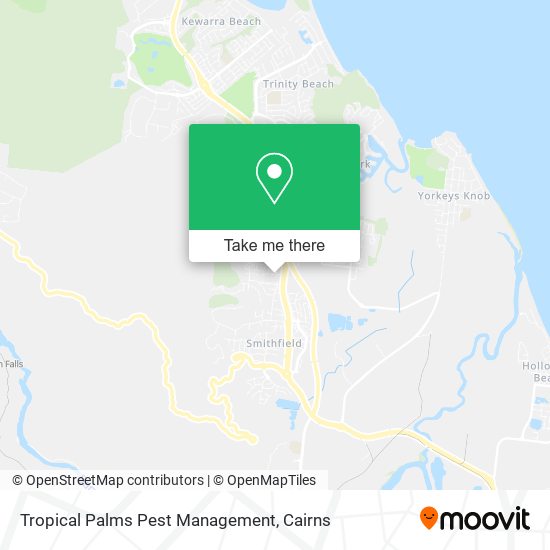 Tropical Palms Pest Management map