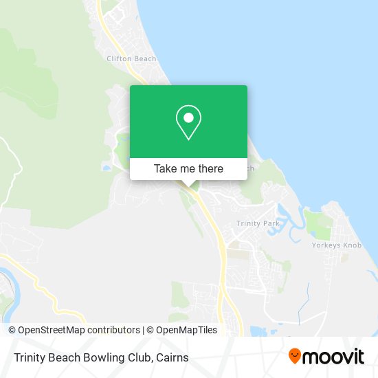 Trinity Beach Bowling Club map