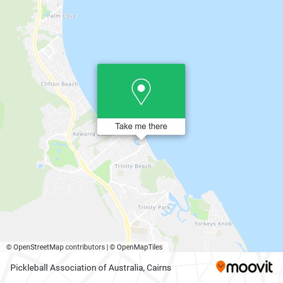 Pickleball Association of Australia map