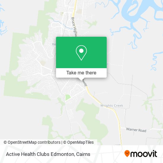 Mapa Active Health Clubs Edmonton
