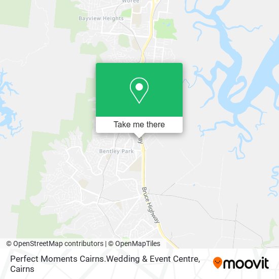 Mapa Perfect Moments Cairns.Wedding & Event Centre