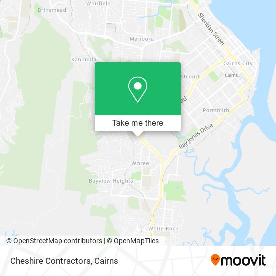 Cheshire Contractors map