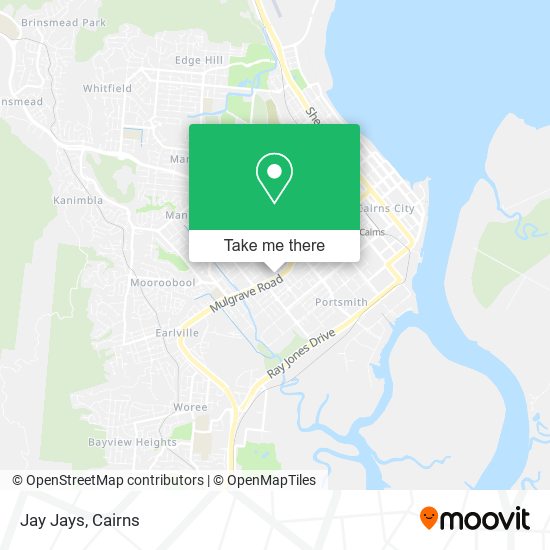 Jay Jays map