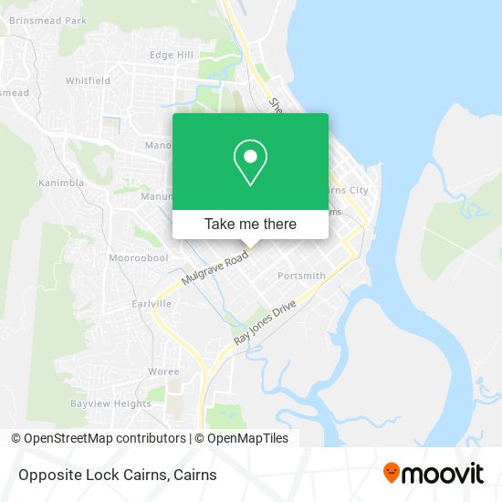 Opposite Lock Cairns map