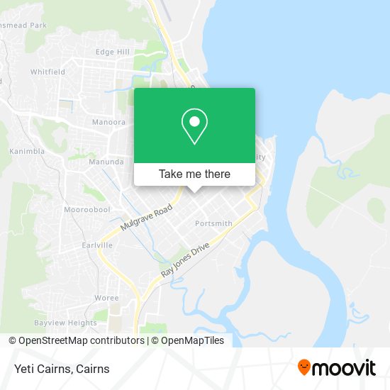 Yeti Cairns map