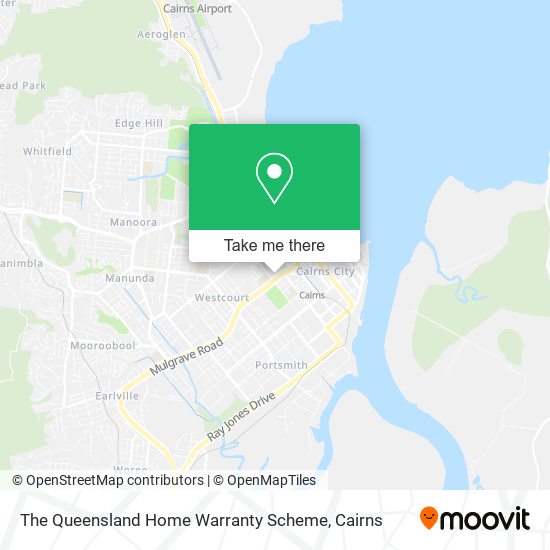 The Queensland Home Warranty Scheme map