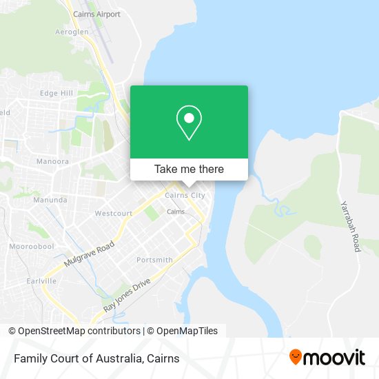 Mapa Family Court of Australia