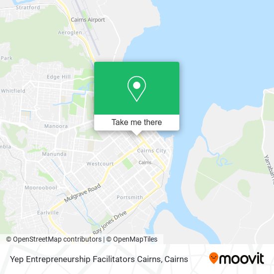 Yep Entrepreneurship Facilitators Cairns map