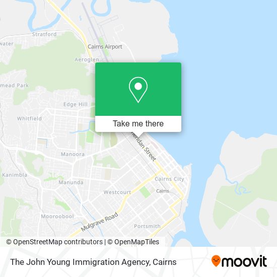 The John Young Immigration Agency map