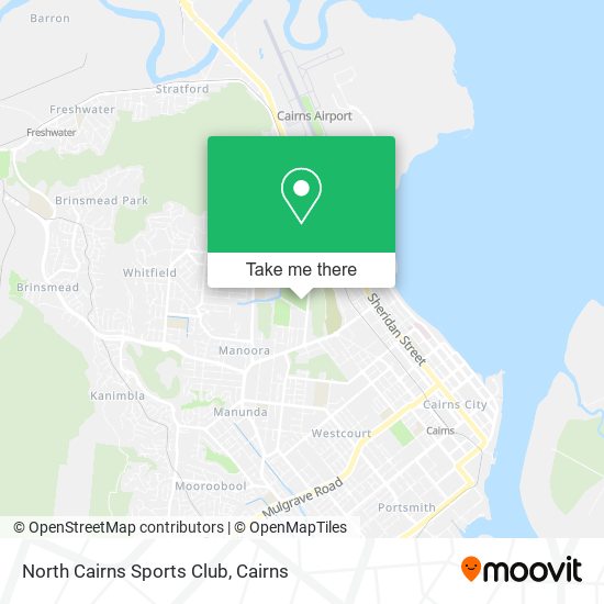 North Cairns Sports Club map