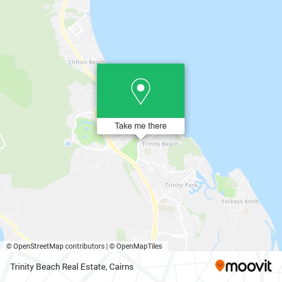 Mapa Trinity Beach Real Estate