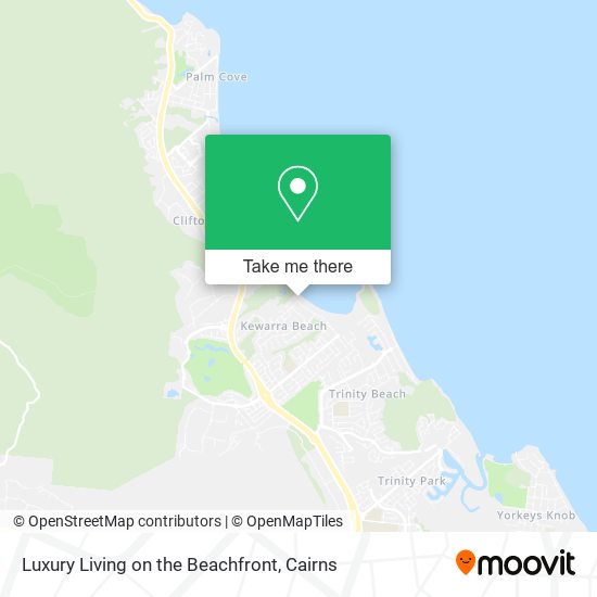 Luxury Living on the Beachfront map