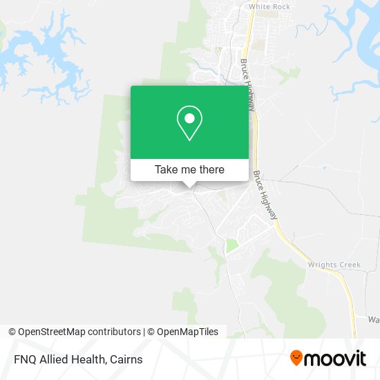FNQ Allied Health map