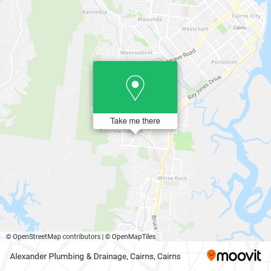 Mapa Alexander Plumbing & Drainage, Cairns