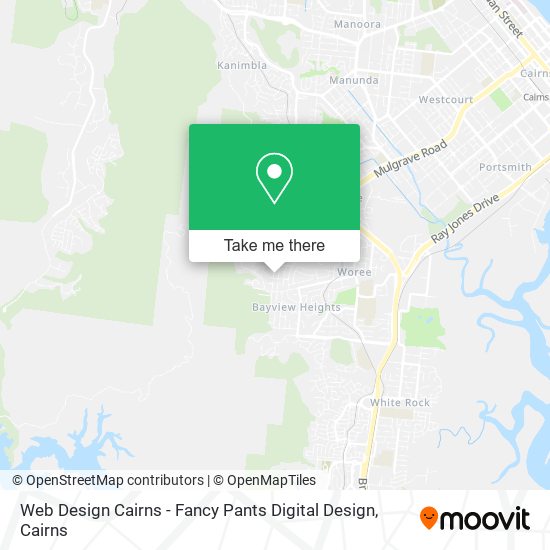 Web Design Cairns - Fancy Pants Digital Design map