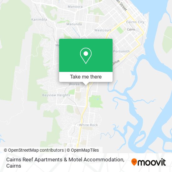 Cairns Reef Apartments & Motel Accommodation map