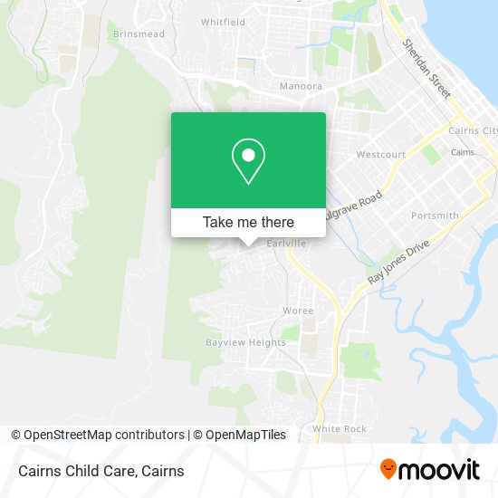 Cairns Child Care map