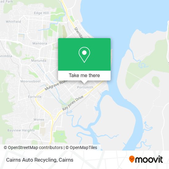 Mapa Cairns Auto Recycling
