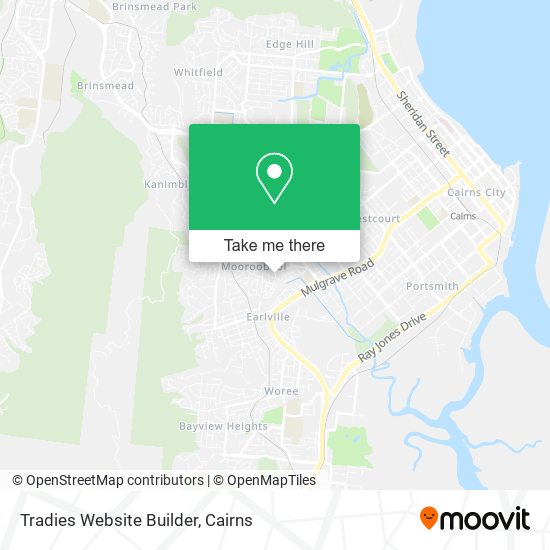 Tradies Website Builder map