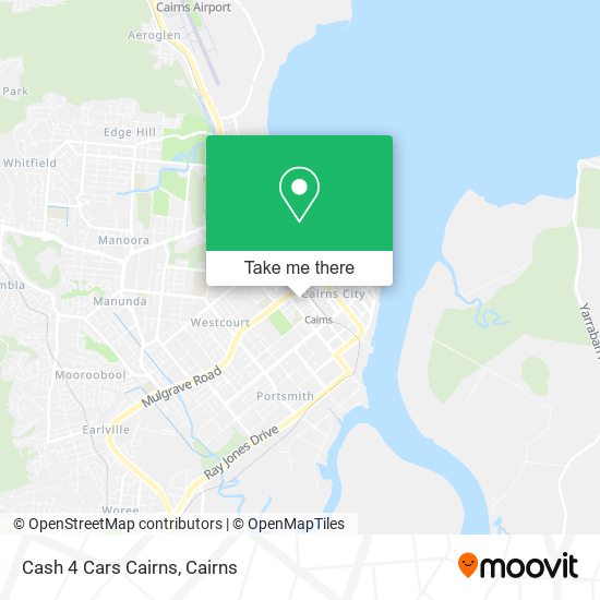 Cash 4 Cars Cairns map