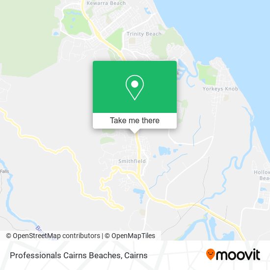 Professionals Cairns Beaches map