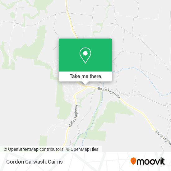 Gordon Carwash map