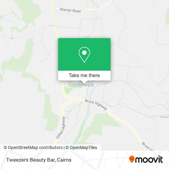 Tweezers Beauty Bar map